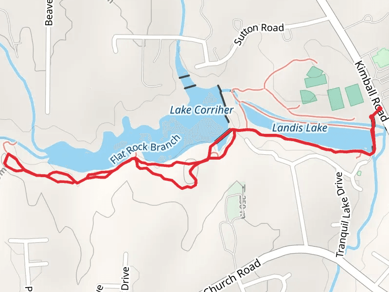Blue Ridge and Raider Loop Trail - Landis Lake