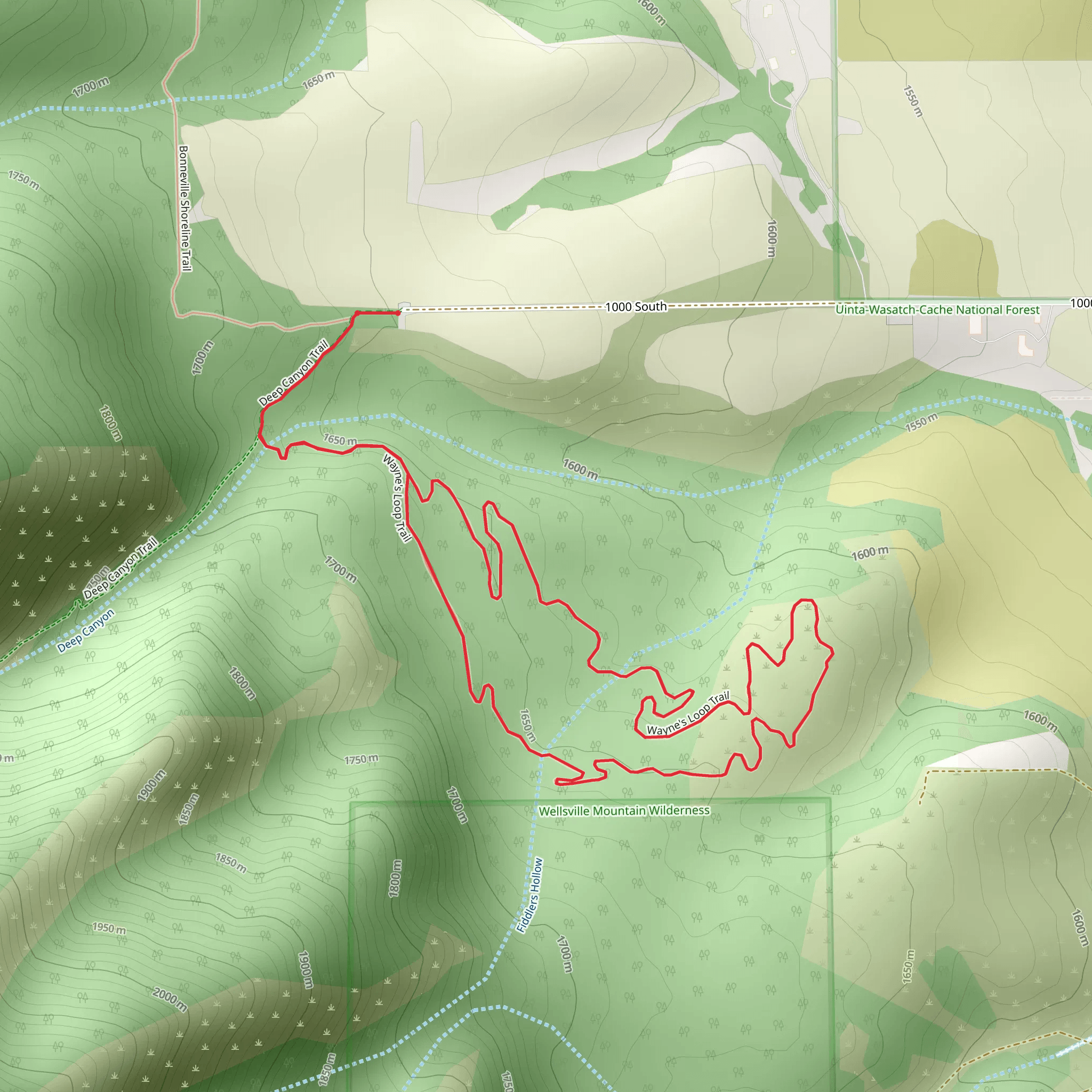 Wayne's Loop mobile static map