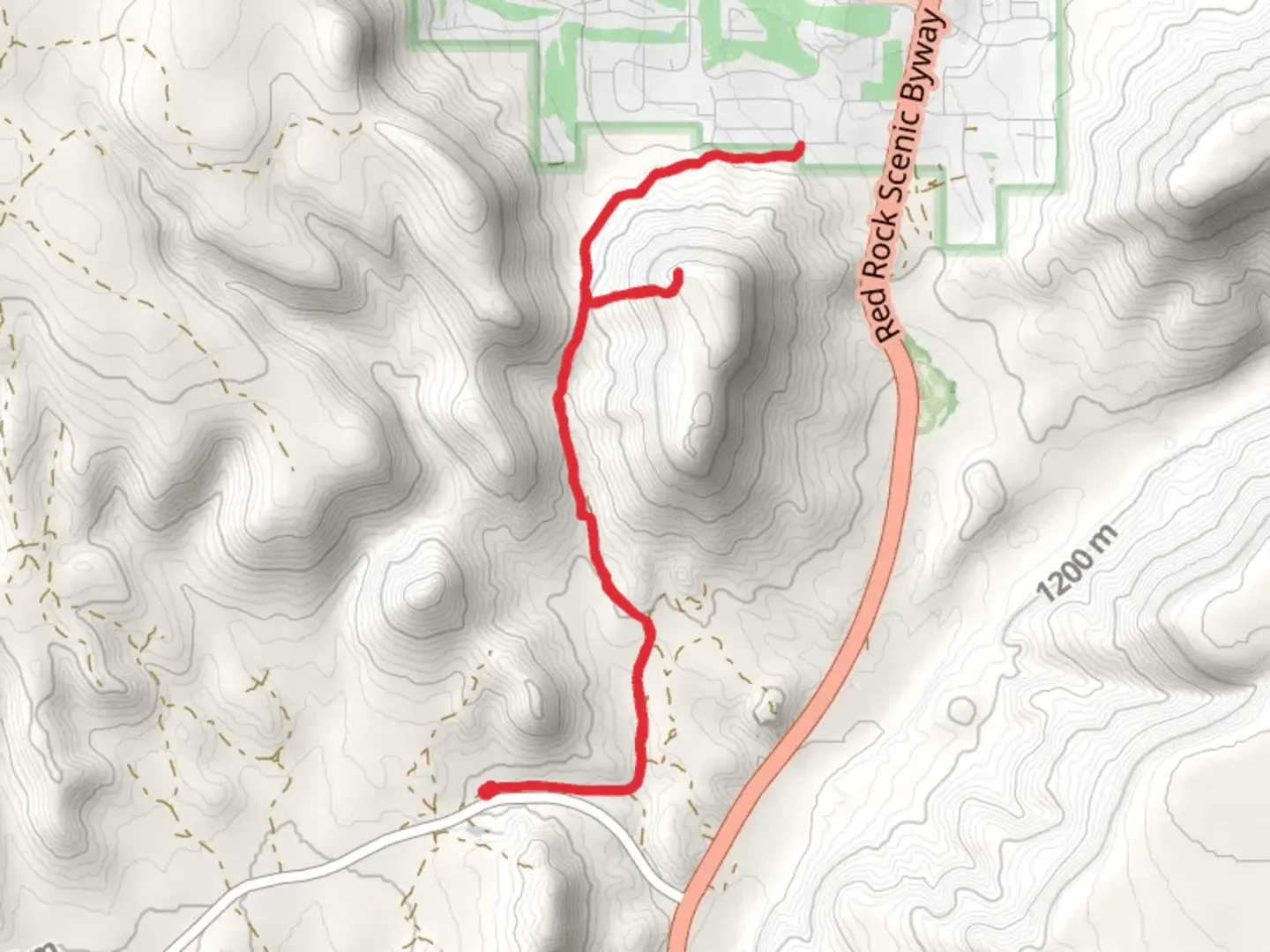 An image depicting the trail Kel Fox Trail and its surrounding area.