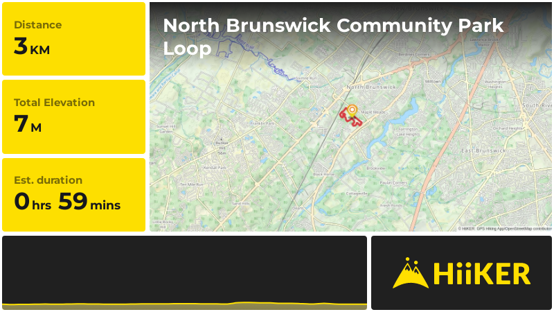 North Brunswick Community Park Loop | Middlesex County | New Jersey