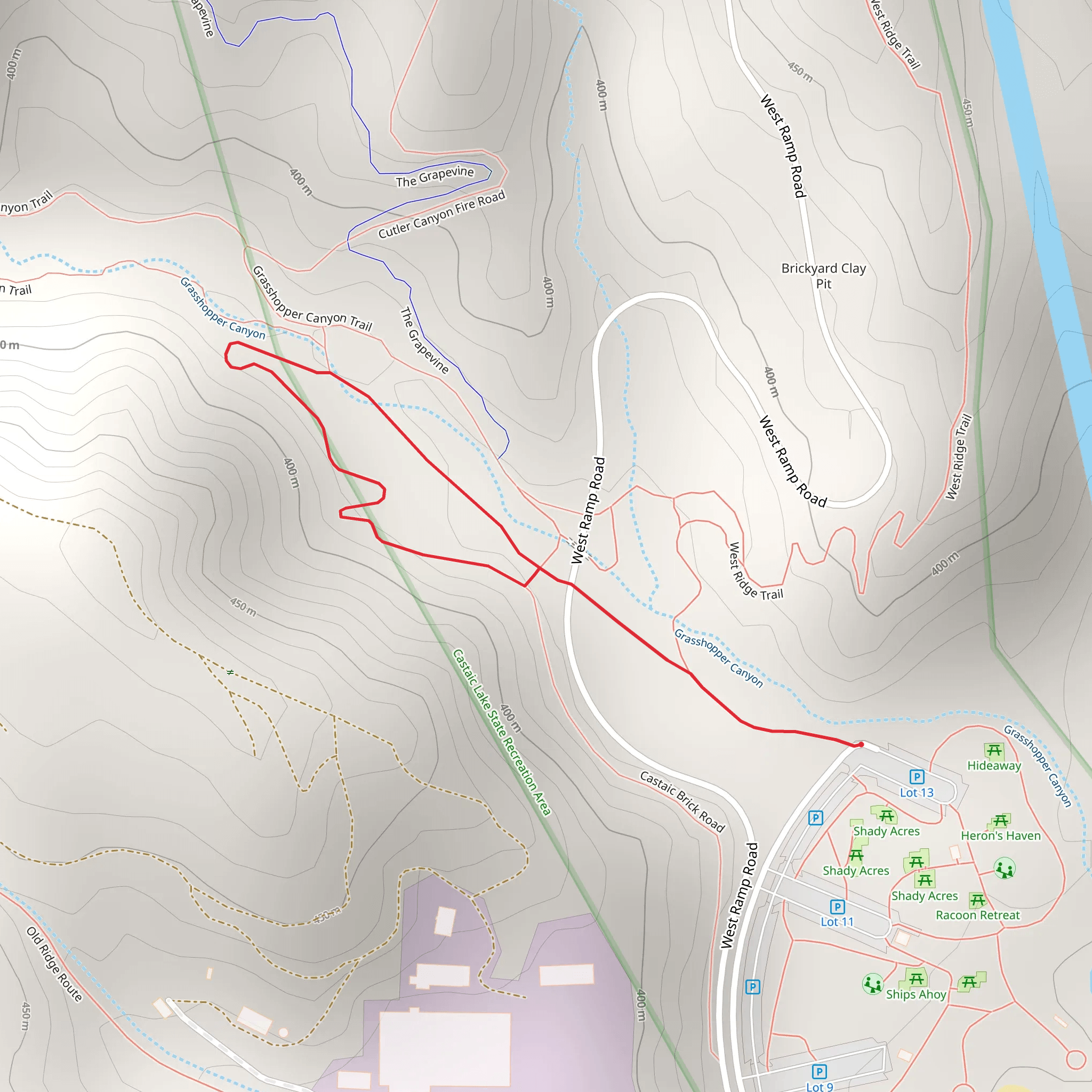 West Ramp Road Loop mobile static map