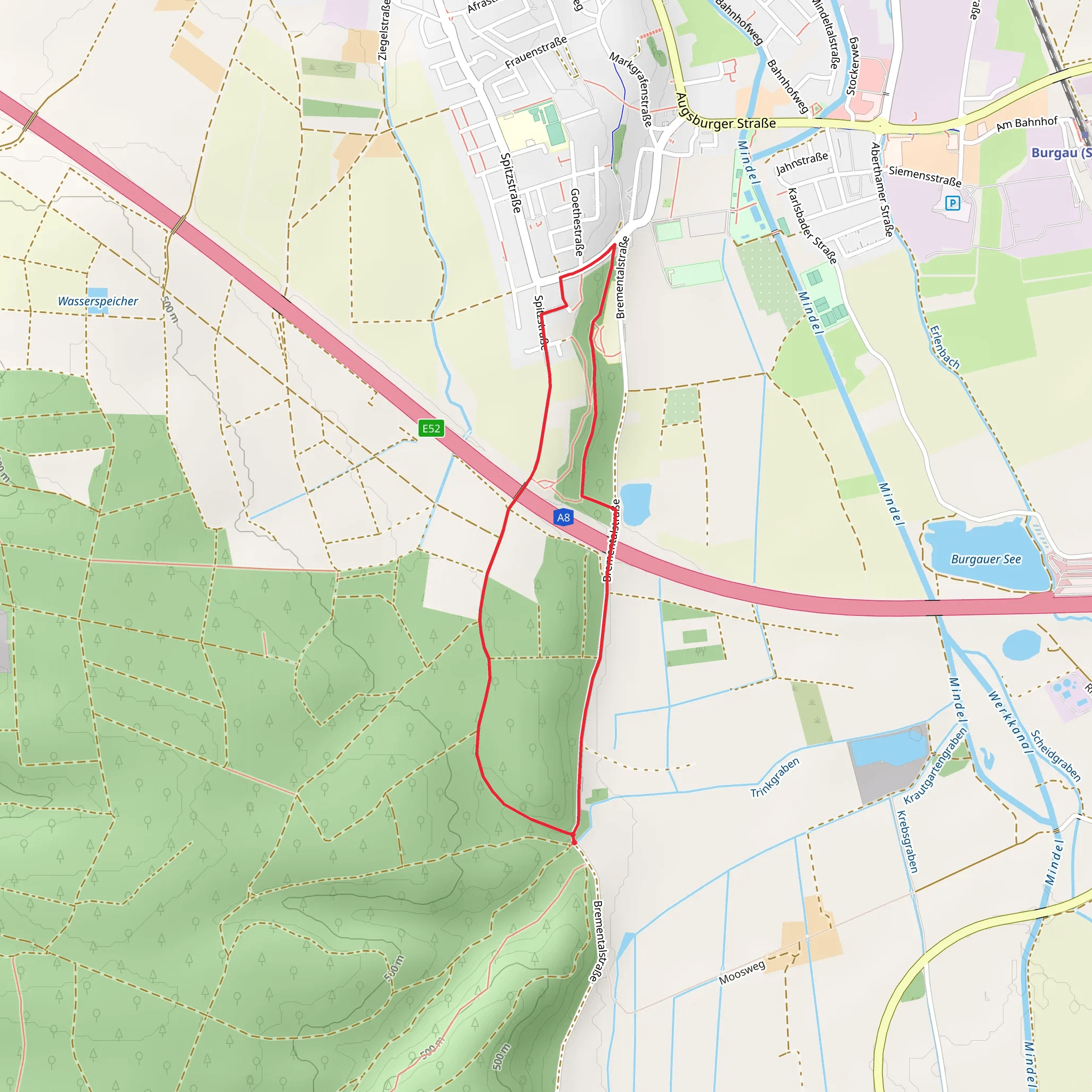 Geyerberg Loop mobile static map