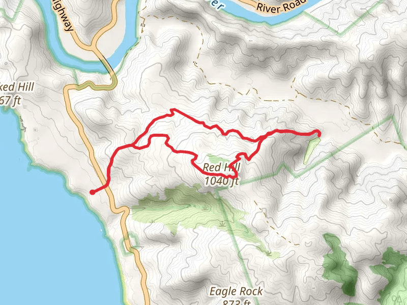 Red Hill and Pomo Canyon Loop Trail