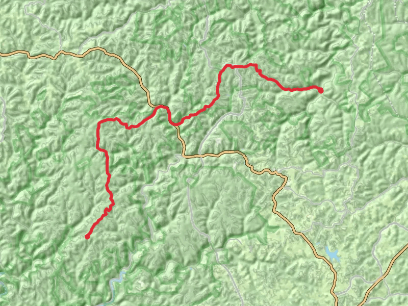 Sheltowee Trace Point to Point