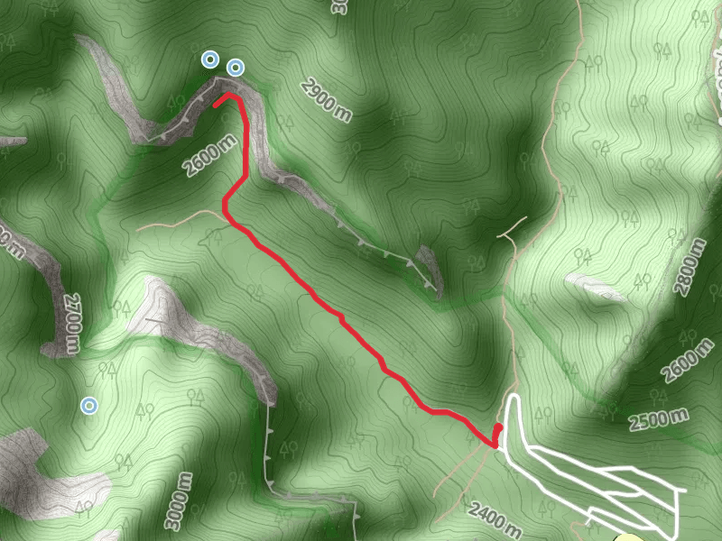 Mary Jane Falls Trail via Kyle Canyon