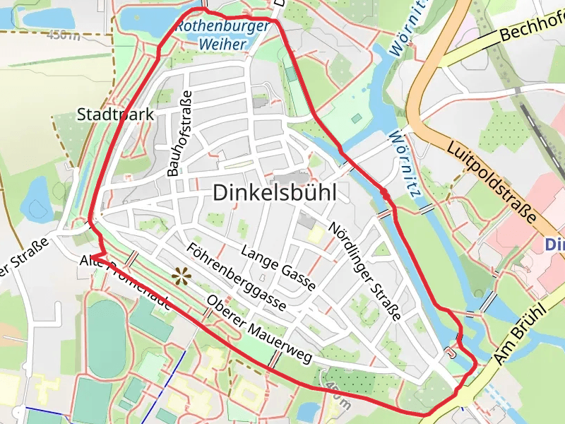 Dinkelsbühl Loop via Rundweg Dinkelsbühl St Ulrich