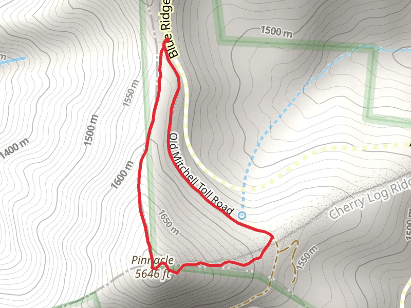 Old Mitchell Toll Road - Pinnacle Loop Trail