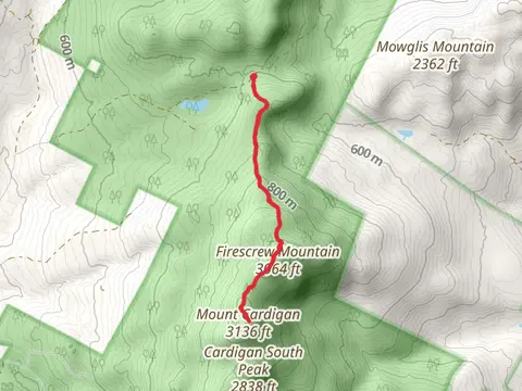Firecrew Mountain and Mount Cardign via Mowglis Trail