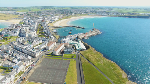 West Bay and Ramore Head
