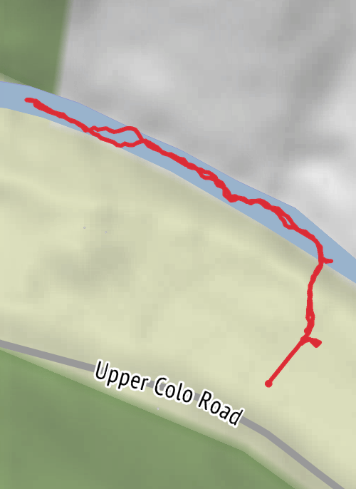 Hike from Central Colo mobile static map