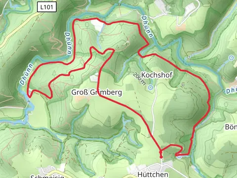 Großgrimberger and Bach Kochshof Loop via Hohenroute