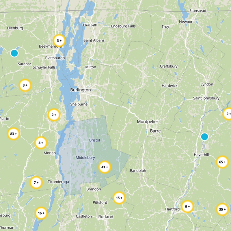 Addison County Static Map