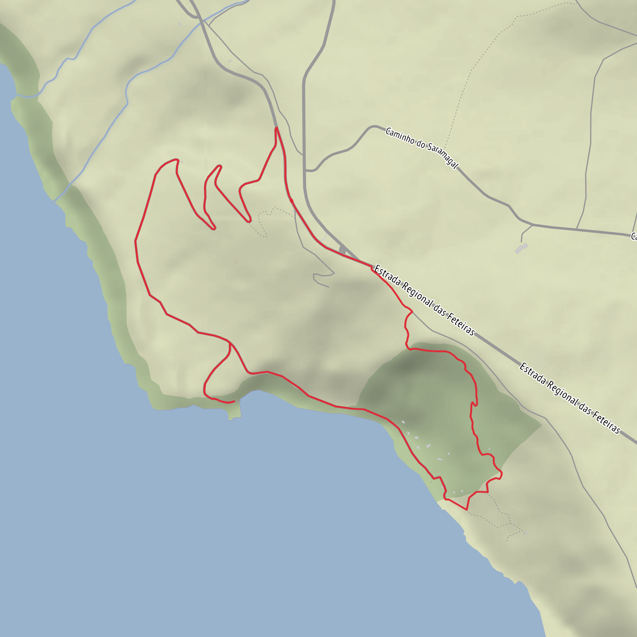 Fajã do Mar Loop mobile static map