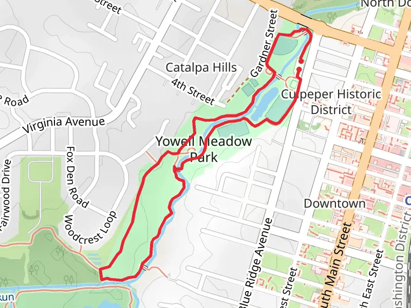 Yowell Meadow Footpath Loop