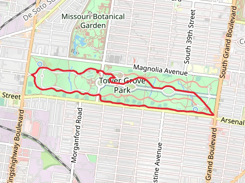 Tower Grove Park Loop