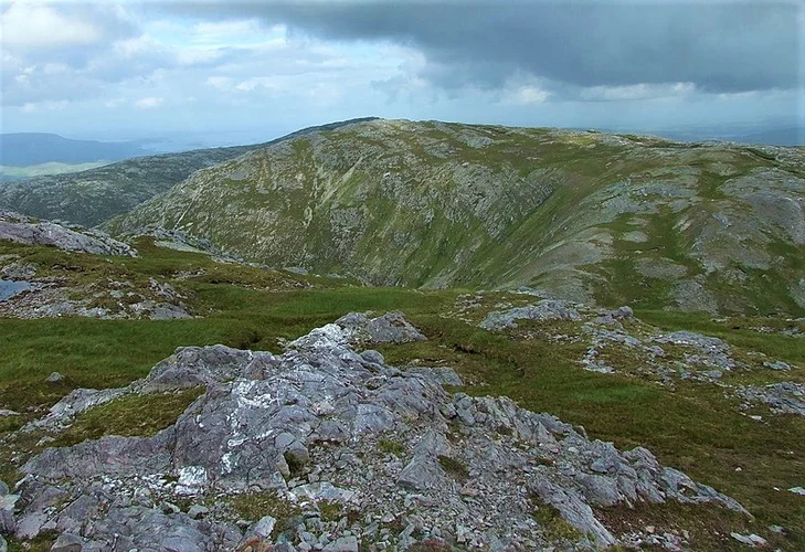 Binn Mhór and Mullach Glas Walk from Pás Mám Éan