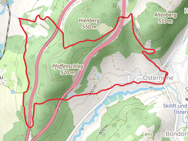 Blaustrich and Osternohe Simmelsdorf Loop