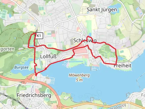 Schleiroute and Mochaelisallee