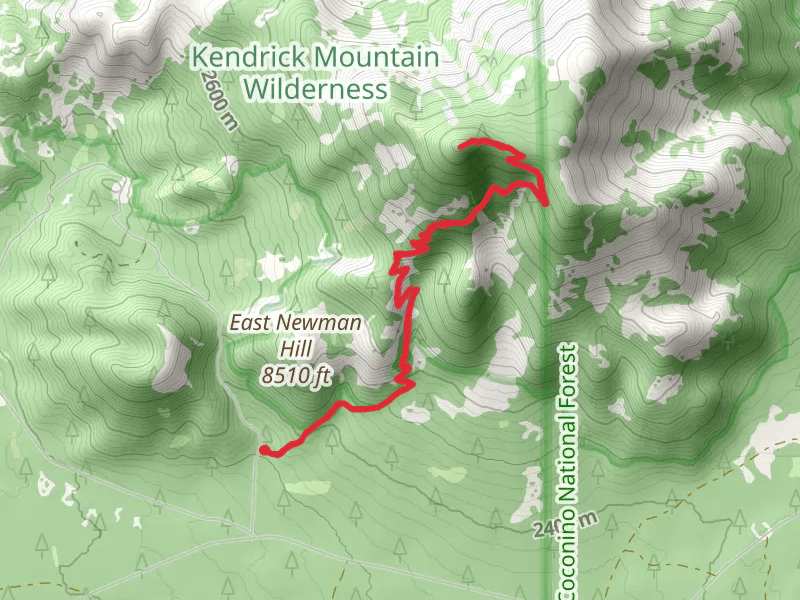 Kendrick Peak via Kendrick Trail