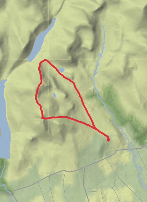 Hike from Annalong mobile static map