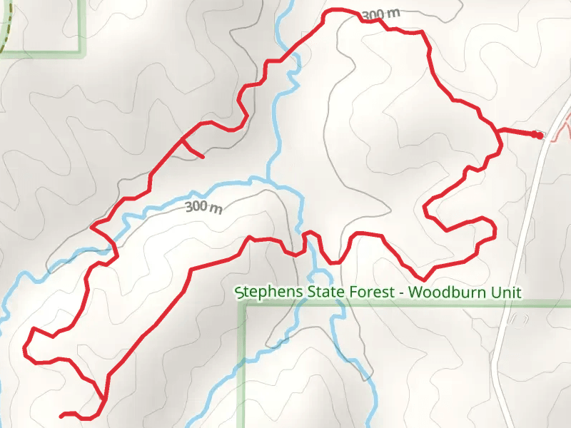 Buck Stop Camp and Bottom Oak Camp Loop via Pine Ridge Trail and Rock Crossing Trail