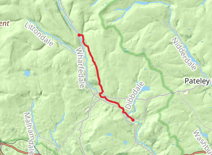 Dales way day 2 mobile static map