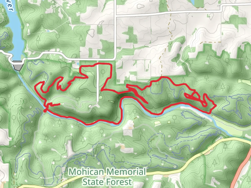 Hemlock Gorge and Mohican Loop Trail