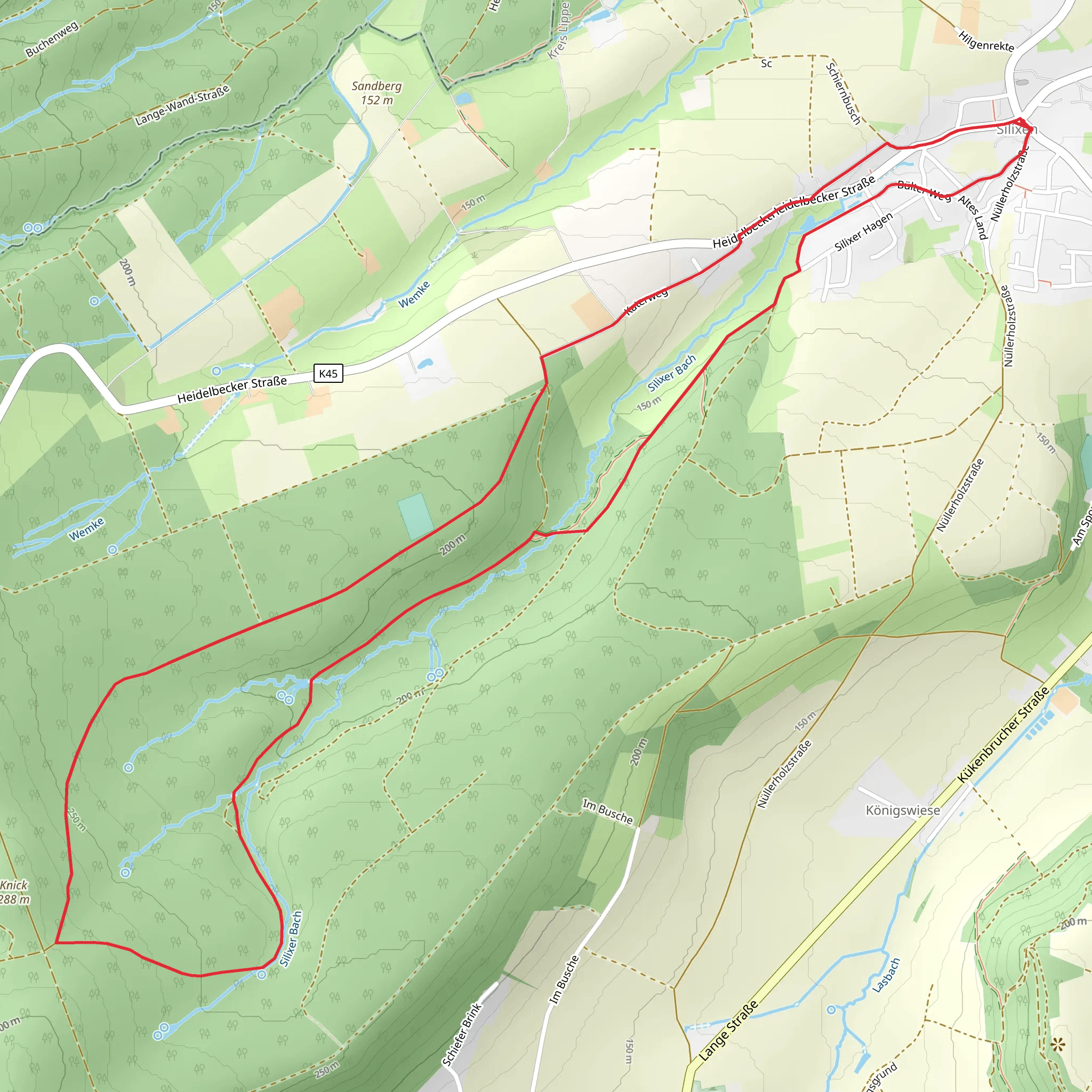Wilddiebs Route Kleine Rundtour mobile static map