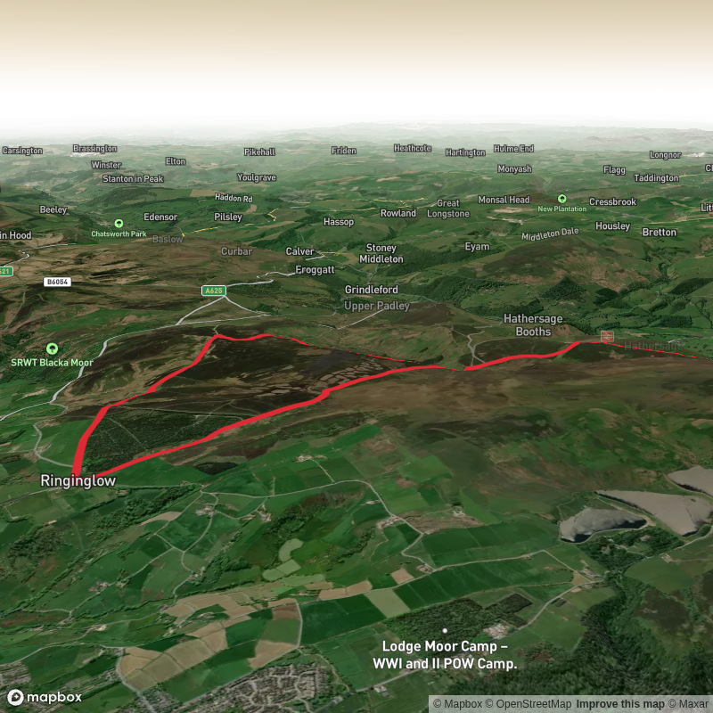 Ringinglow to Robin Hoods Cave