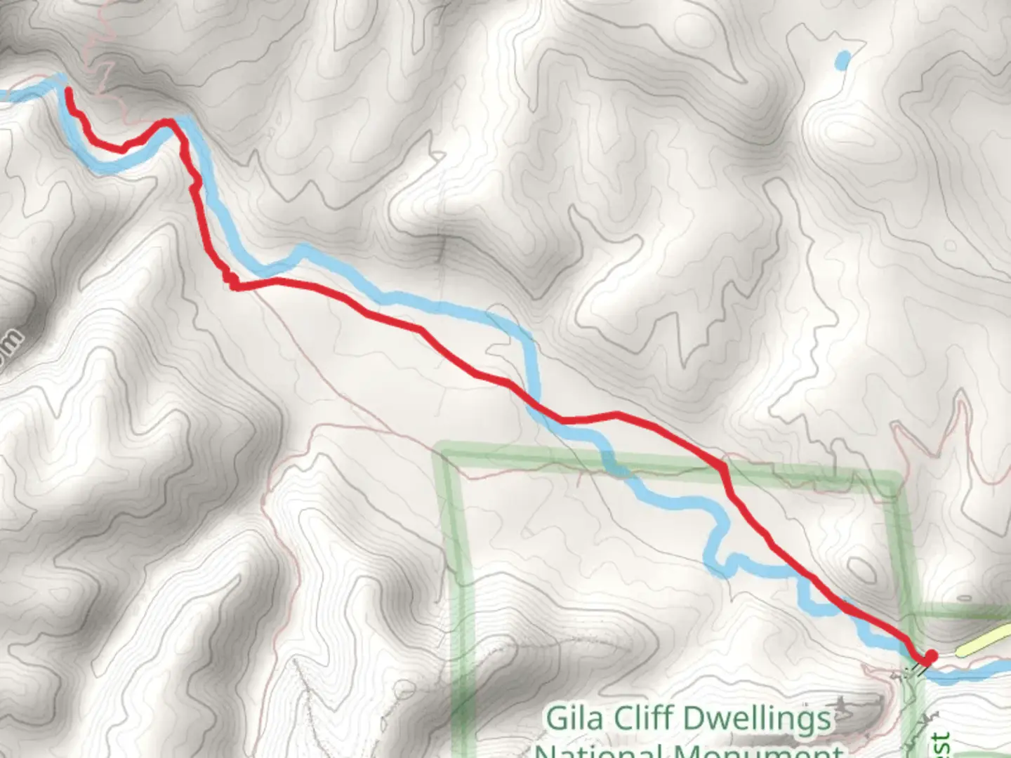 An image depicting the trail West Fork Trail and its surrounding area.