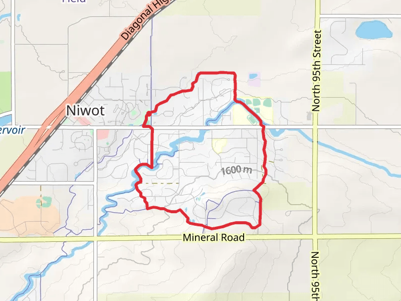 Overlook Trail, Niwot Hills Trail and Hidden Start Loop Trail