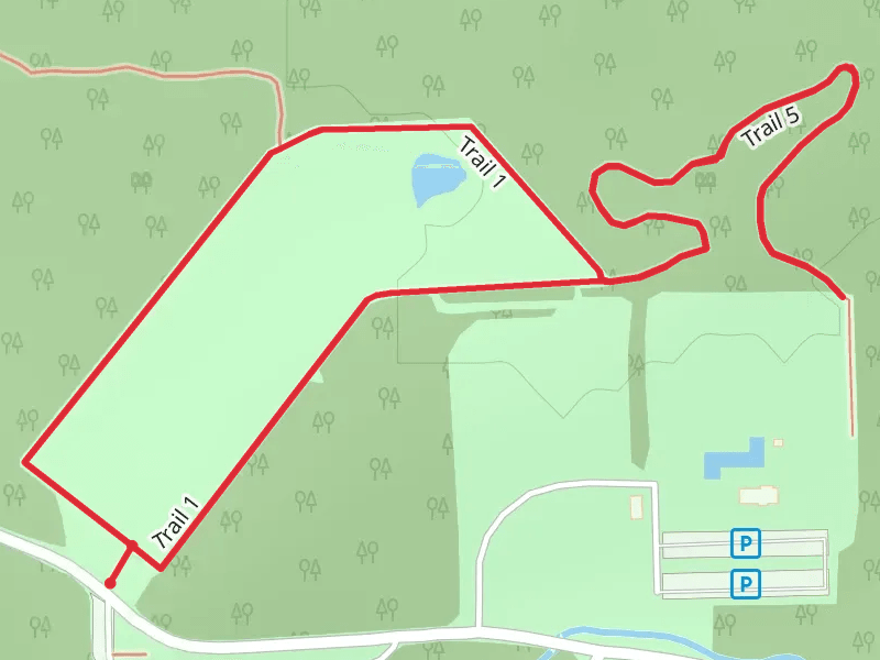 Trail 1 and Trail 5 Loop