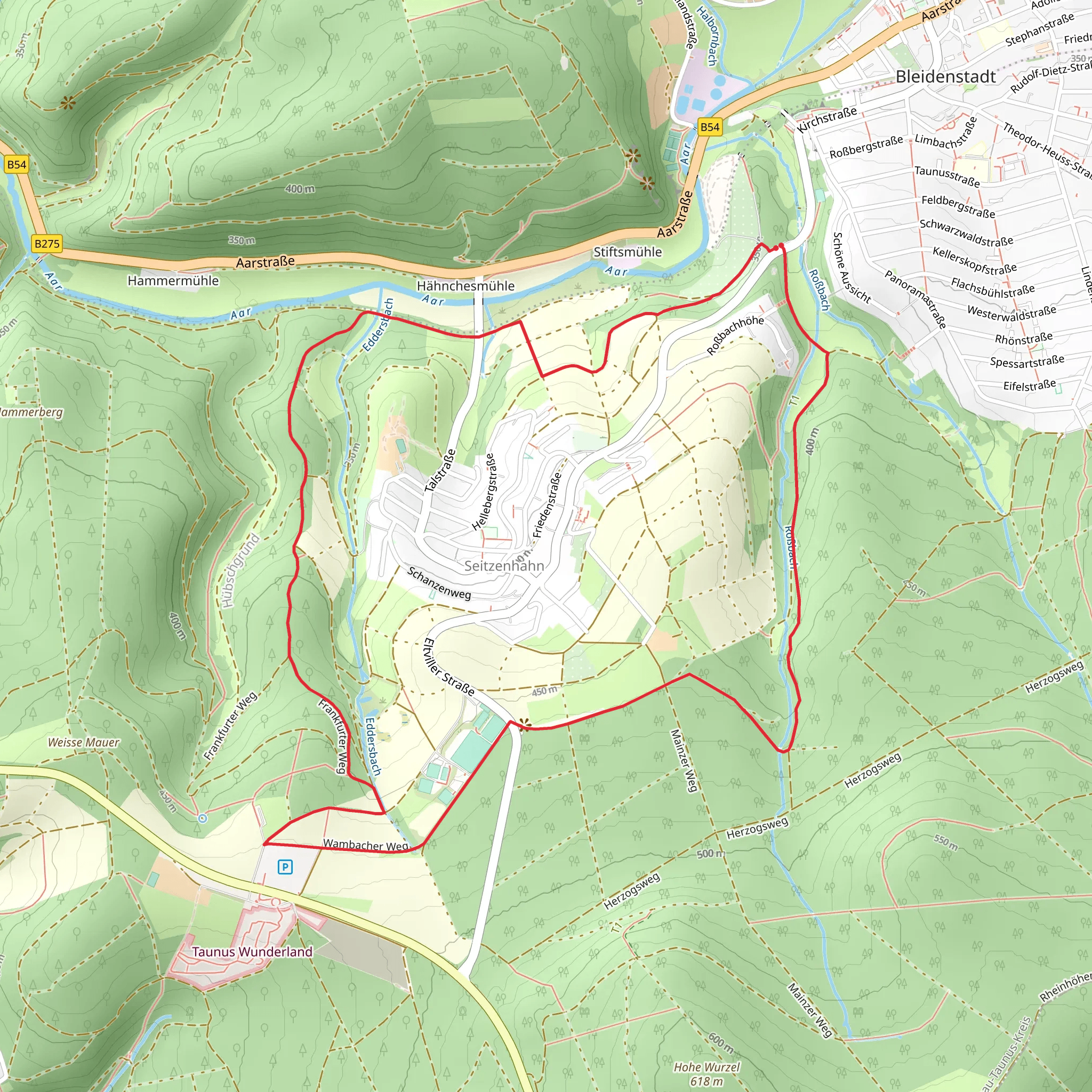Schwarzer Hahn Loop mobile static map