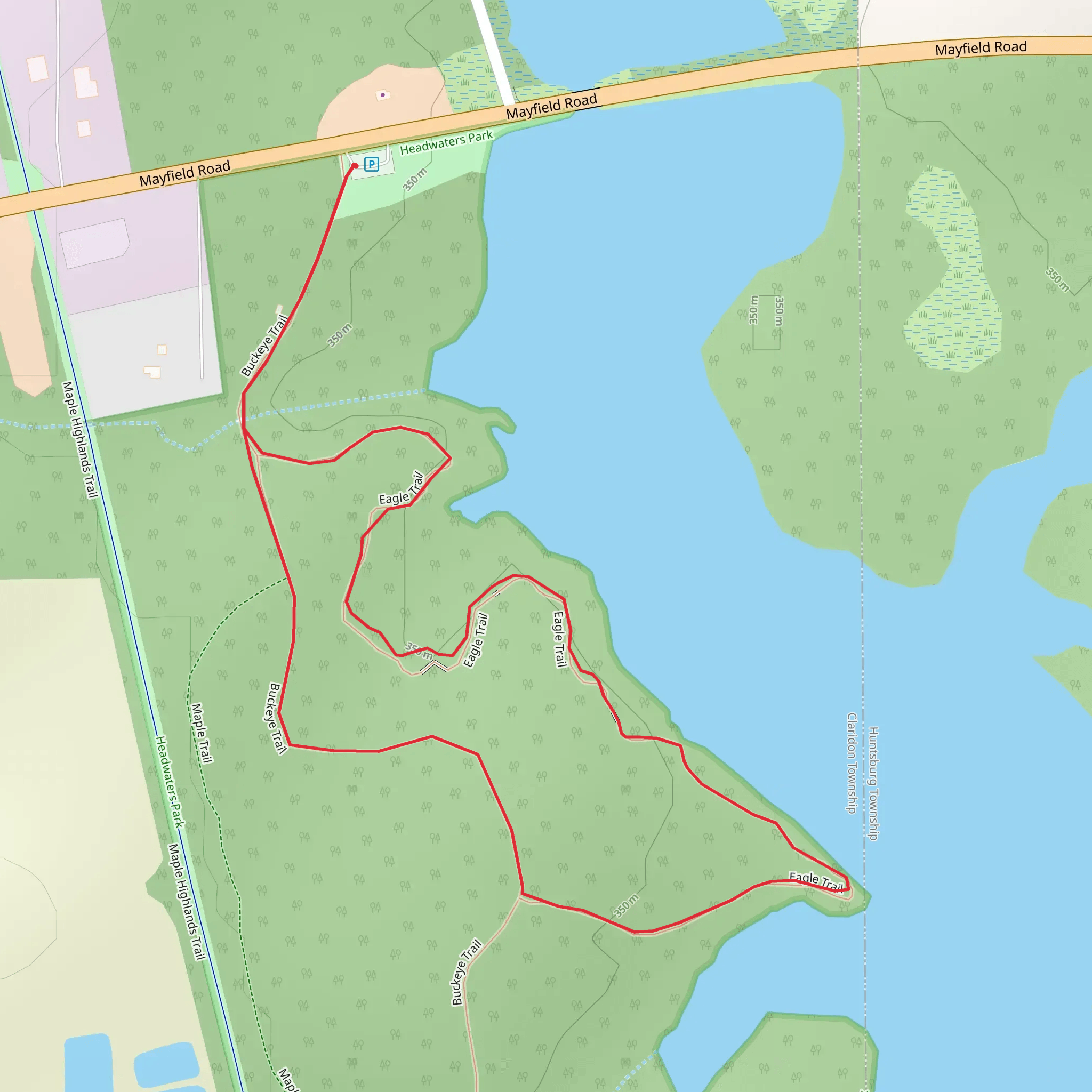 Buckeye - Eagle Loop Trail mobile static map