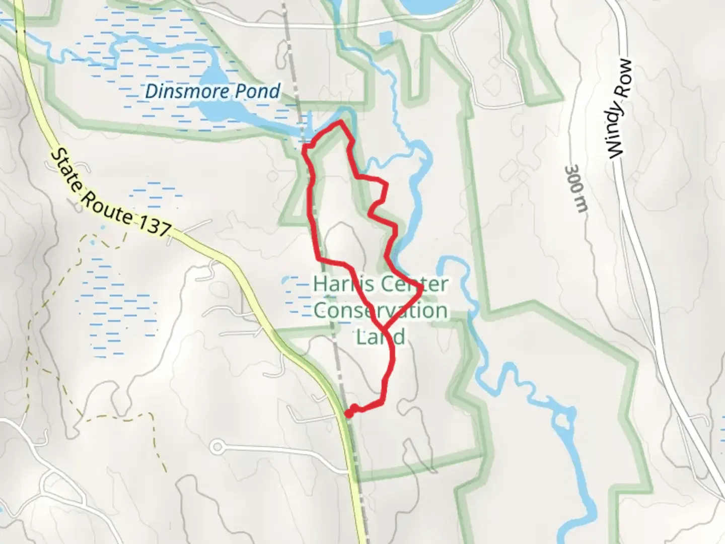 An image depicting the trail McDowell -Harris Loop and its surrounding area.