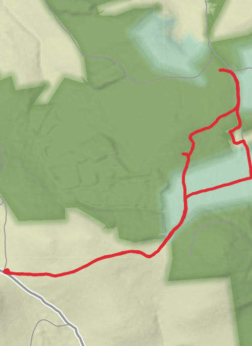 County Cork Hiking mobile static map