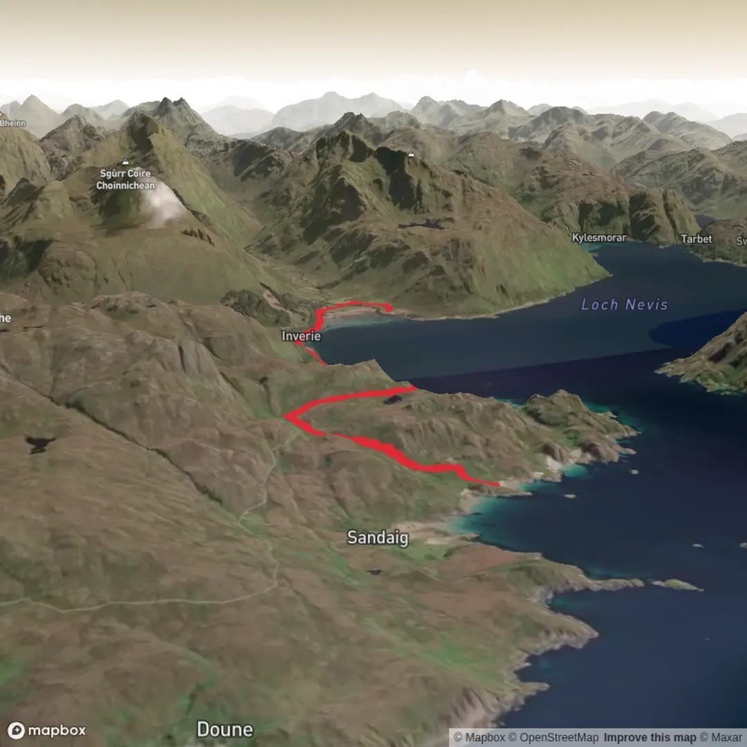 An image depicting the trail Hike to Tòrr Mòr and its surrounding area.