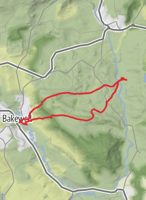 Derbyshire Dales Walking mobile static map