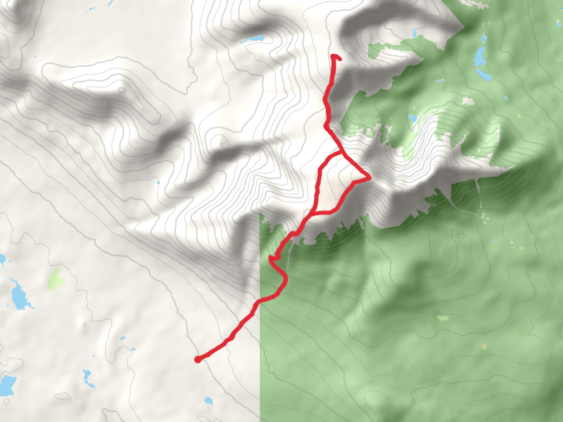 Mount Katahdin and Hamlin Peak via Abol Slide Trail
