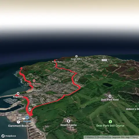 Howth Cliff Path Loop - Green