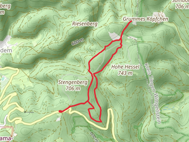 Margarethenstein via Rothaarsteig