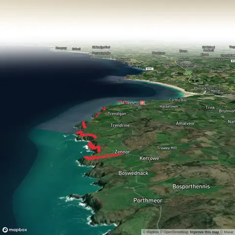 Zennor Village to St Ives