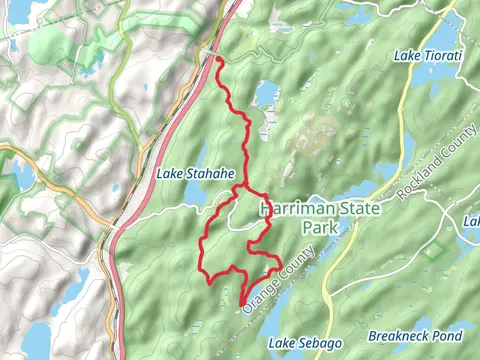 Car Pond Mountain to Parkre Cabin Mountain to Tom Jones Mountain