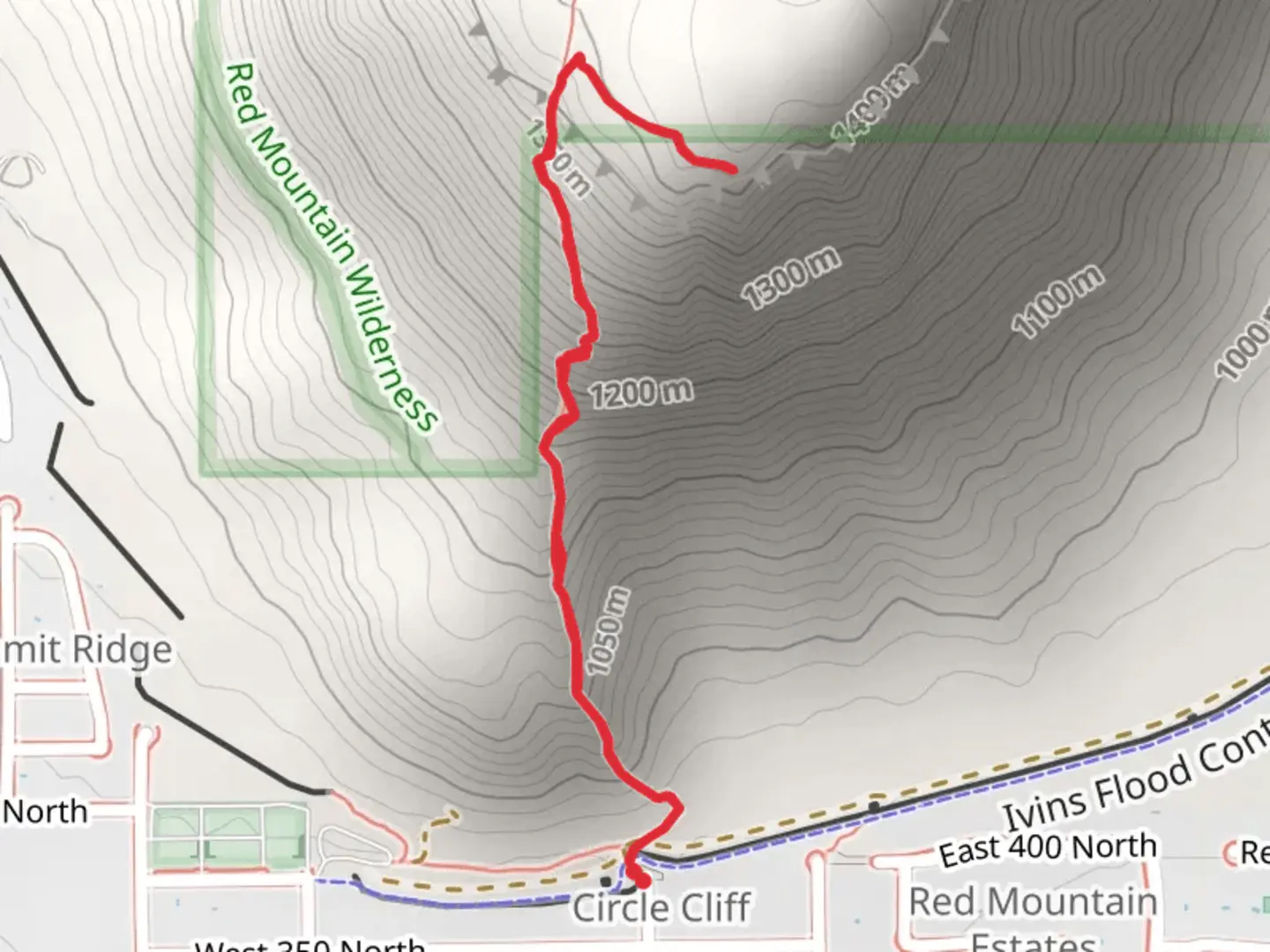 An image depicting the trail Red Mountain Trail and its surrounding area.