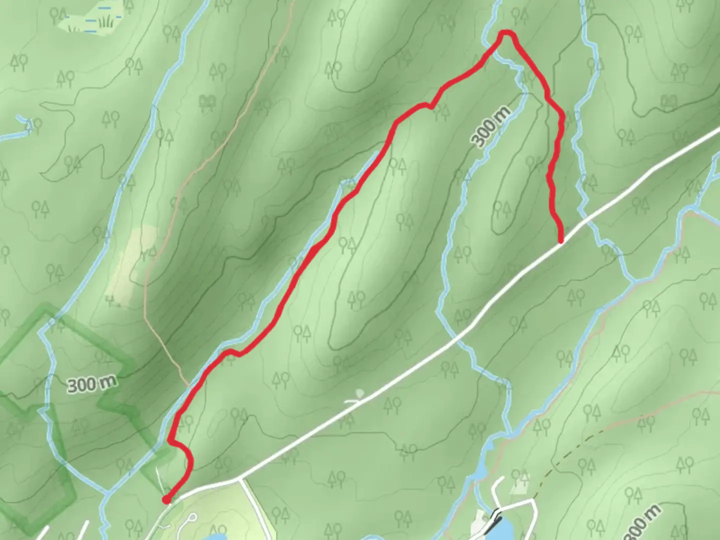 An image depicting the trail Criss Trail and its surrounding area.
