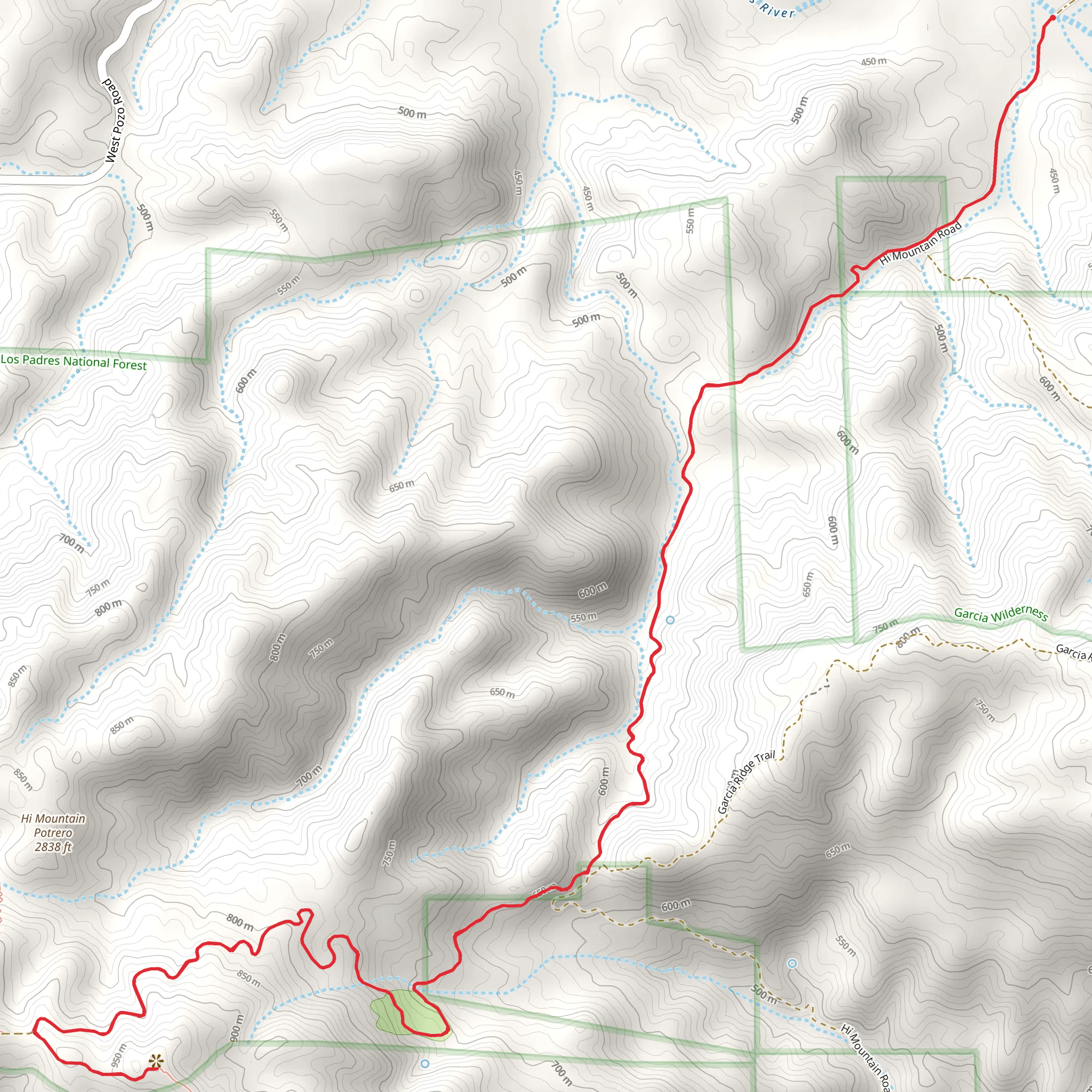 Hi Mountain mobile static map
