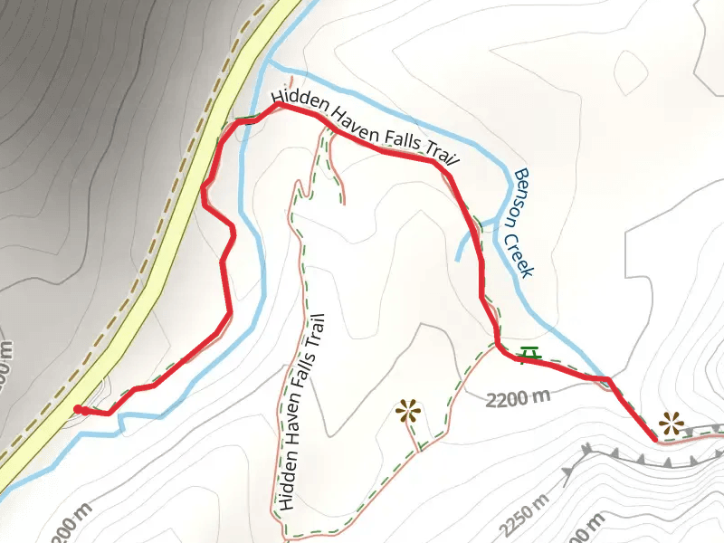 Hidden Haven Falls Trail