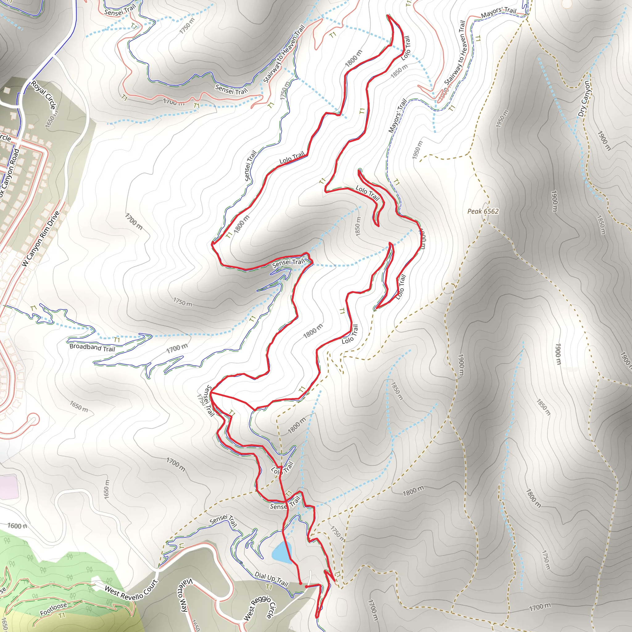 Sensei and Lolo Loop mobile static map