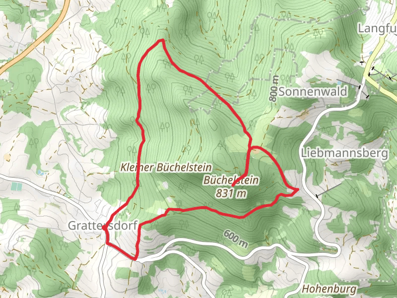 Büchelstein Peak Loop from Grattersdorf