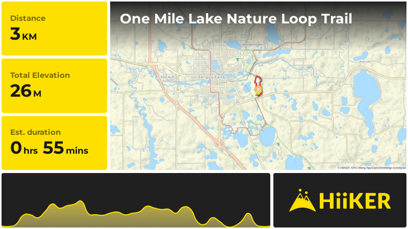 One Mile Lake Nature Loop Trail | Otter Tail County | Minnesota